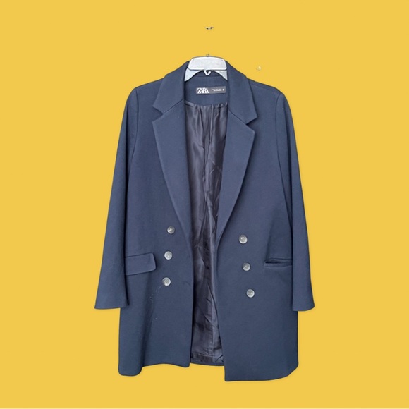 🔥🔥Zara DOUBLE BREASTED COAT
Navy blue - Picture 1 of 3